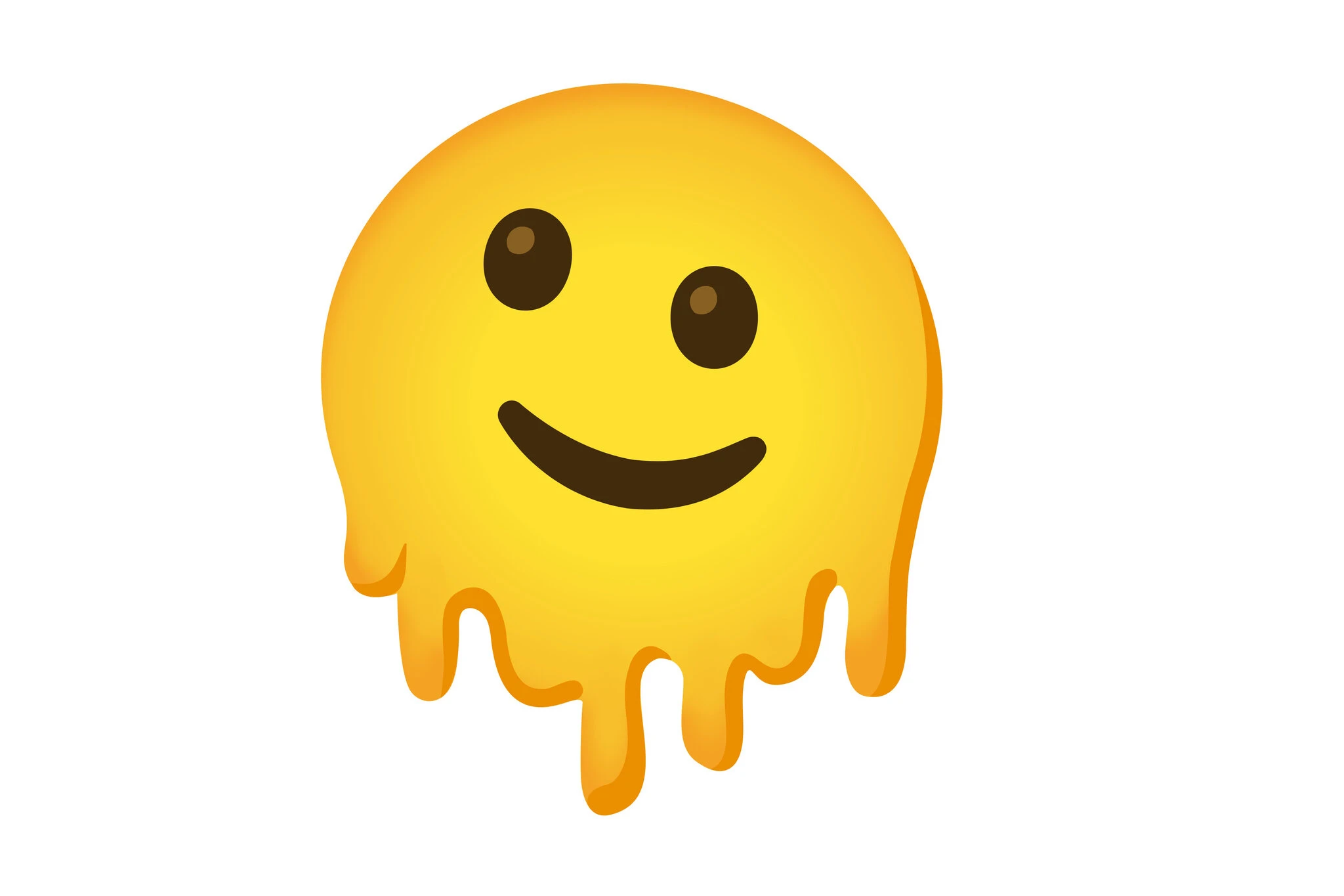 Melting face emoji